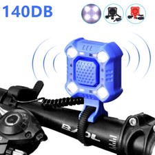 Bicycle Horn Bike Lighting Bicycle Horn 140dB Headlights Waterproof USB Charging