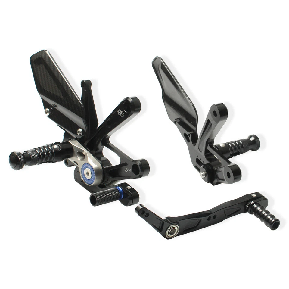 Juego de clavijas traseras para Yamaha YZF-R1M R1 R1S reposapiés soporte palanca de pedal de cambio Foto 4 de 4