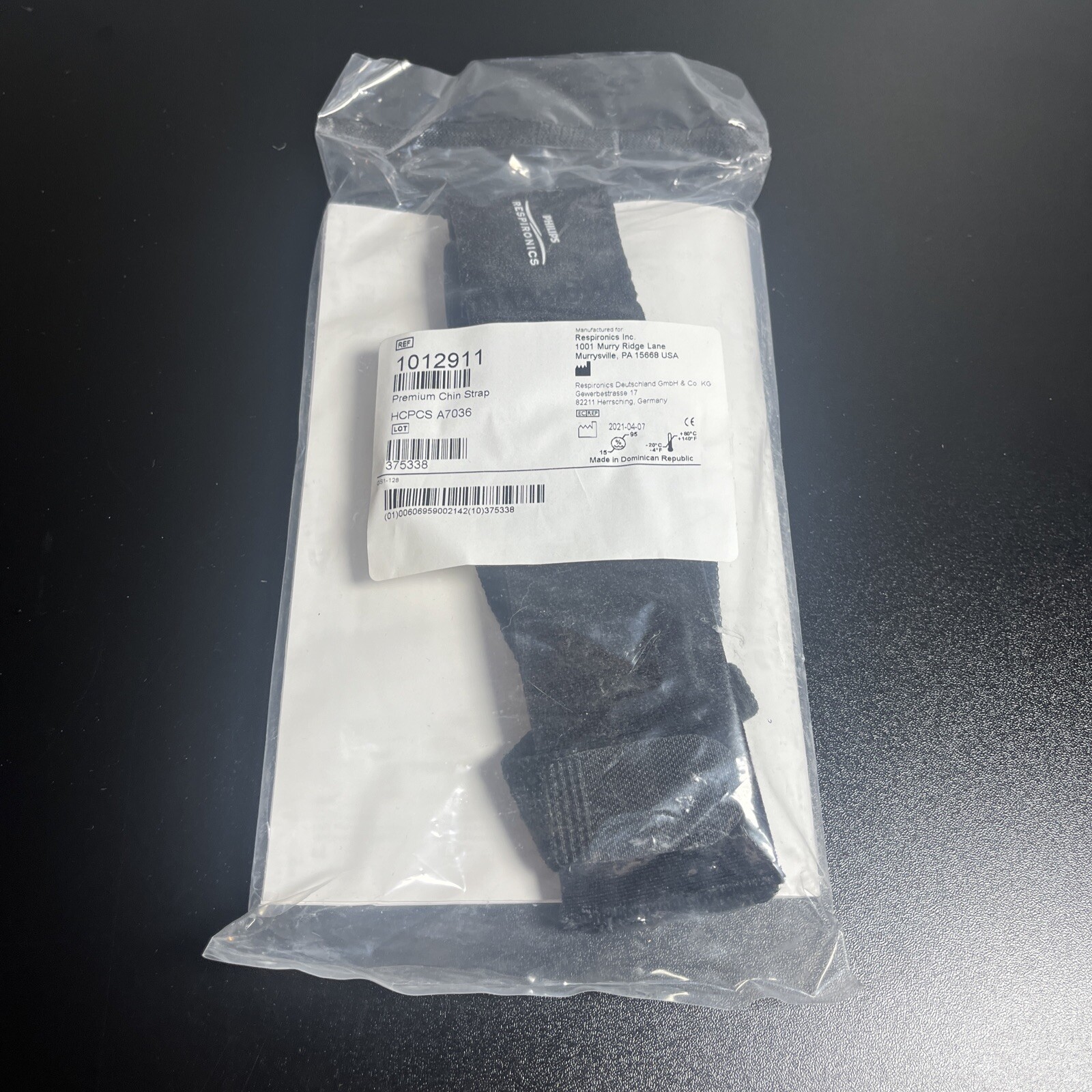 BRAND NEW Philips Respironics Premium Chin Strap CPAP 1012911 SEALED eBay