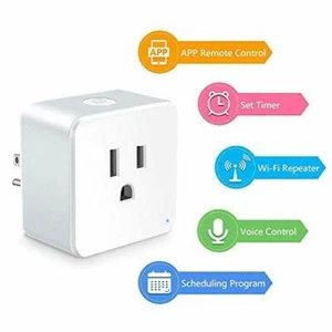 2 x Wifi Smart Plug télécommande Socket Outlet Switch Alexa Echo Google Home