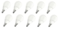 10X Osram Dulux Energiesparlampe Tropfen 9W = 40W E14 Warmweiß Eek:G (Spekt A-G)