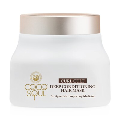 Coco Soul Curl Cult Hair Mask for Deep Conditioning Soft & Healthy Curls | 100%