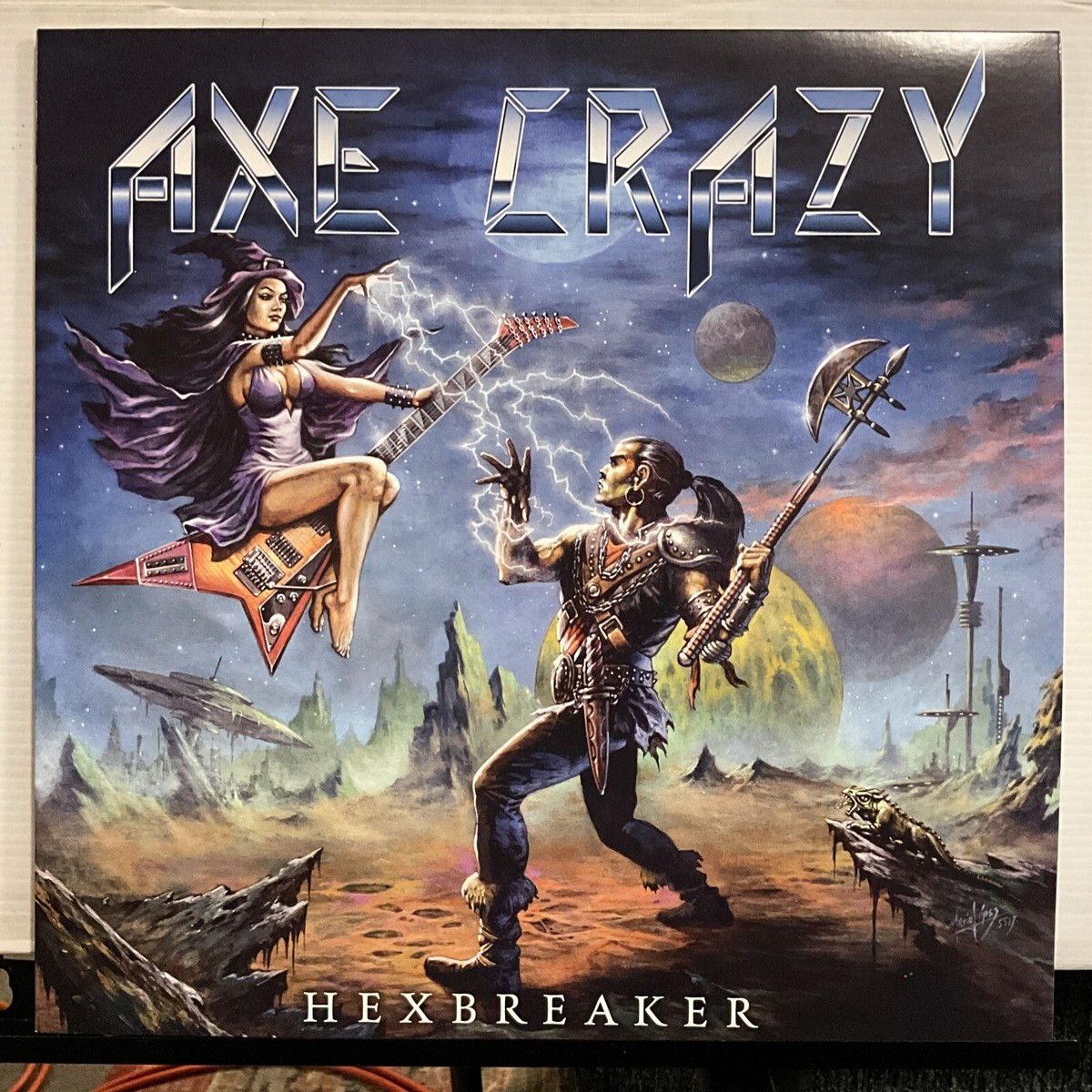 Axe Crazy - Hexbreaker LP 2020 Metal Warrior Records – MWR-008