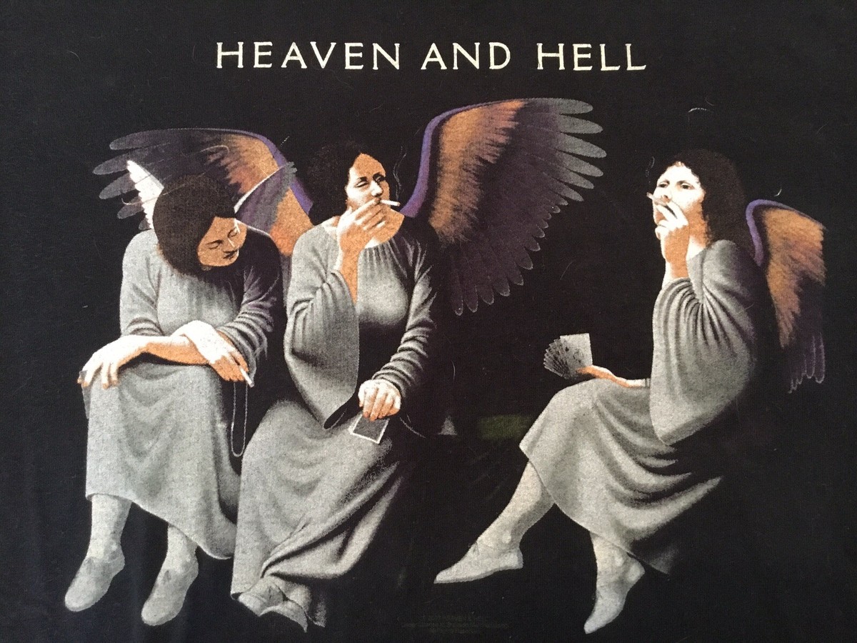 洋楽 BLACK SABBATH HEAVEN AND HELL HEAVEN AND HELL 2007 CANADA/USA Tour Shirt BLACK SABBATH Dio