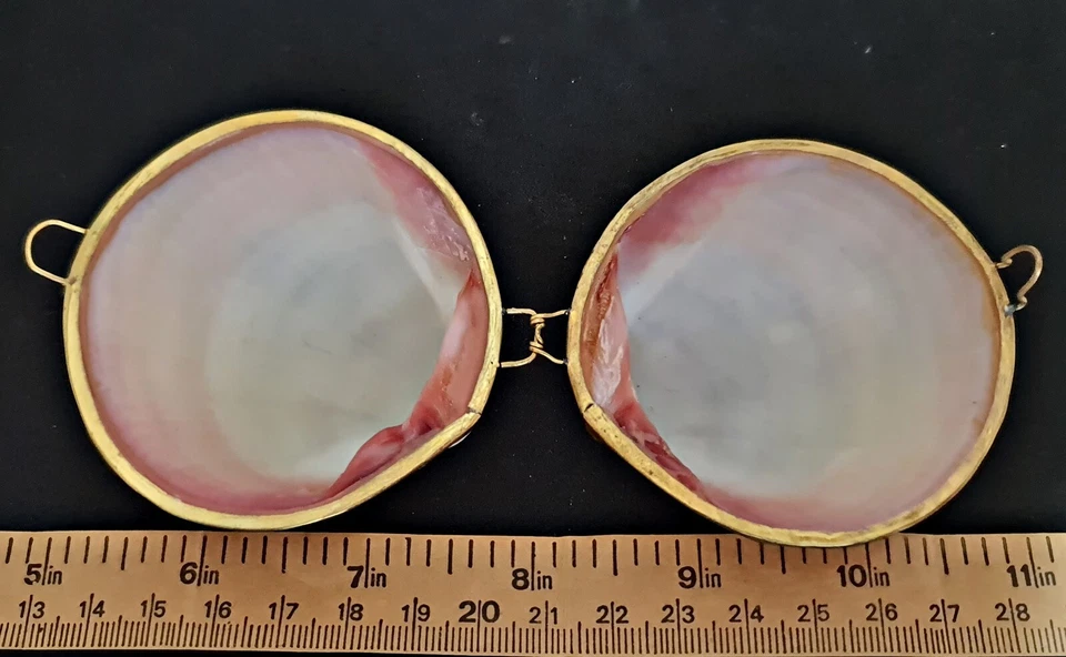 Auténtico bolso monedero vintage concha marina madreperla joyería baratija Foto 4 de 4