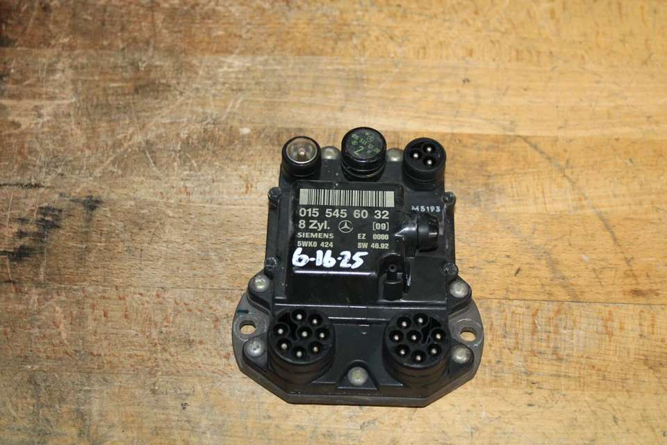 92-95 MERCEDES 400E 400SEL S500 SL500 MÓDULO DE CONTROL DE ENCENDIDO 015 545 60 32 OEM Foto 2 de 4