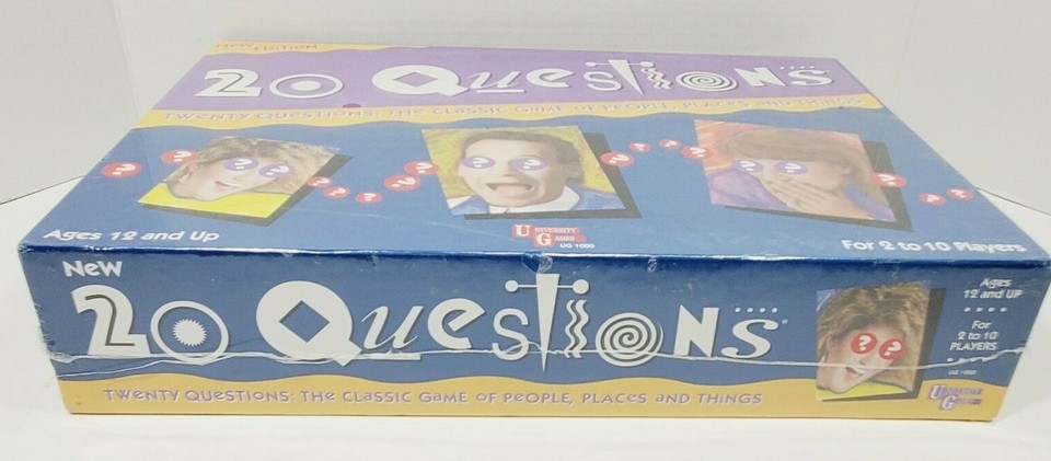 NEW 1987 Vintage 20 QUESTIONS Board Game by University Games SEALED | eBay
