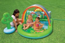PISCINA PISCINE CAMPAGNA CON ARCOBALENO GONFIABILE  INTEX 57421 BAMBINI GIOCHI