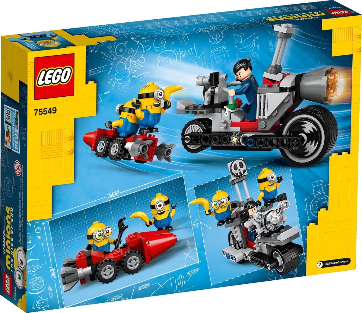 Lego Giocattolo Minions Lego Minions Moto Da Inseguimento