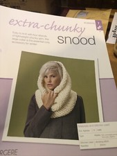 Bergere Knitting Pattern, Extra Chunky Snood, Easy Knit, Alaska