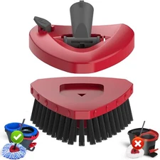 Spin Mop Replace Head Base Scrub Mop Brush Compatible With O Cedar 2 Tank Rinsec