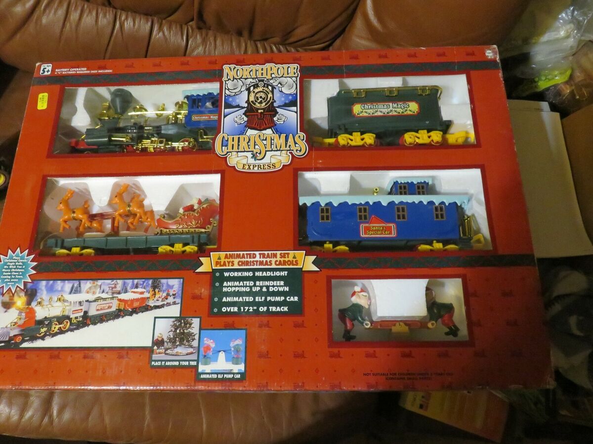 Northpole Christmas Express Animated Train Set Battery Northpole Christmas Express Animated Train Set Battery