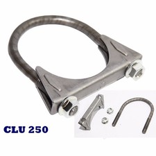 1 Piece 2.5 Exhaust Tail Pipe Metal Steel U Bolt 38 Muffler Clamp