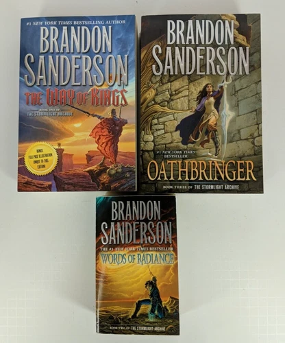 Brandon Sanderson~STORMLIGHT ARCHIVE #1 2 3~TPB Lot~War of Kings~Oathbringer