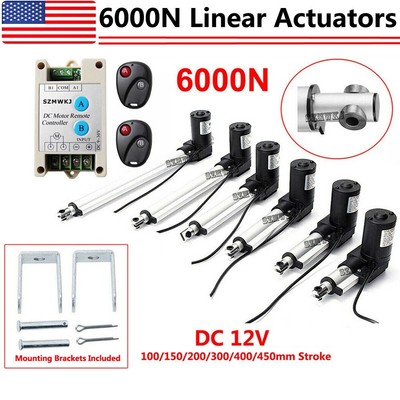 Linear Actuator 6000N/1320lbs 12V DC Electric Motor Auto Window Lift Sofa Bed IG