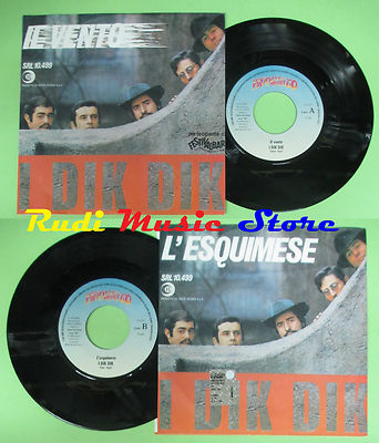 LP 45 7'' I DIK DIK Il vento L'esquimese 1998 RED RONNIE SRL 10.499 no cd mc *