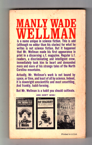 WHO FEARS THE DEVIL? (SIGNED by Manly Wade Wellman/1st US pb) - Picture 3 of 6