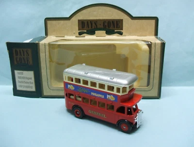 Lledo Days Gone - BUS CAR AEC REGENT Double Decker 1932 LIBBY'S PINEAPPLE 15032 - Photo 1/2