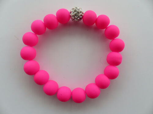 Luxus Shamballa Disco Ball Armband Zirkonia versch. Modelle, 2-farbig, Neon - Picture 19 of 22