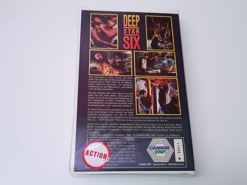 Deep Star Six 1989 VHS German PAL Cannon VMP Video Sean S. Cunningham - Bild 2 von 5