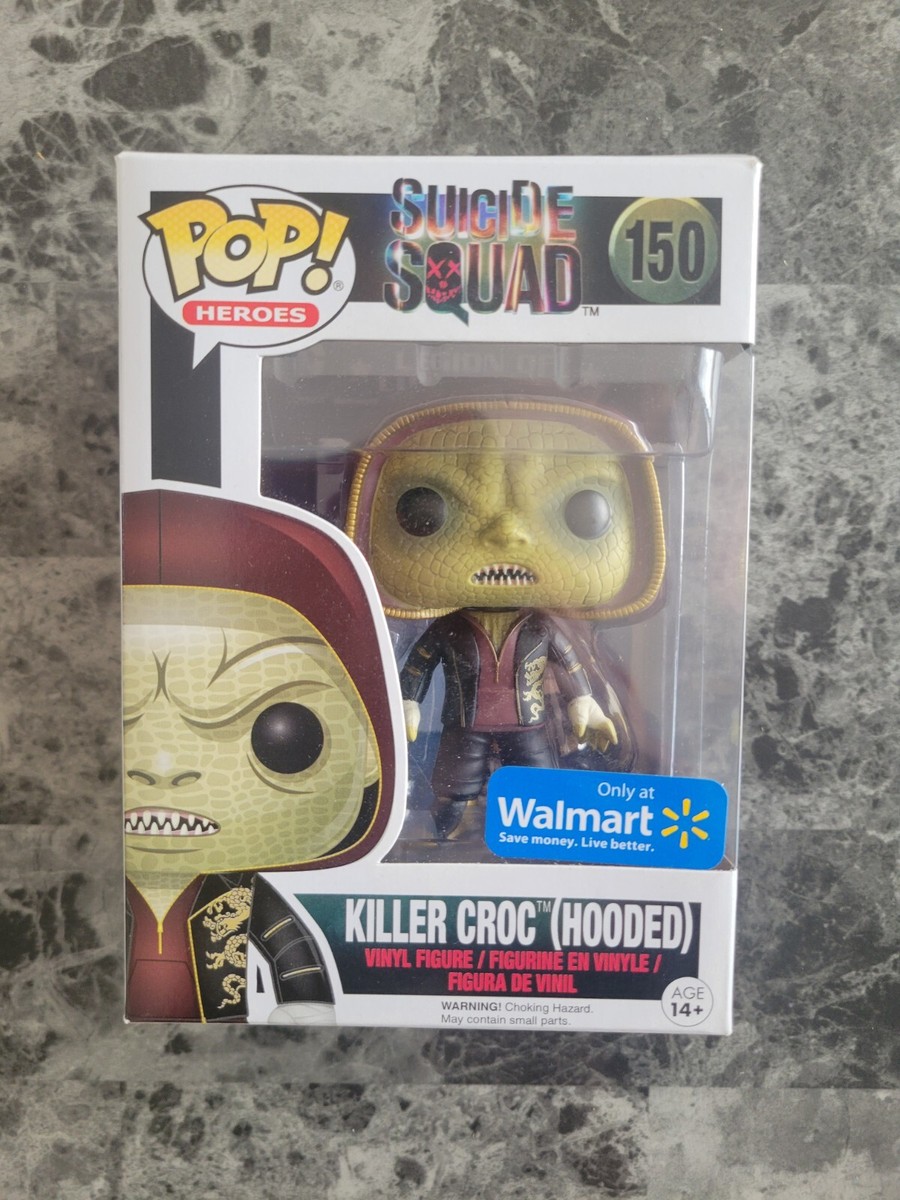 FunkoPop!150 KILER CROC hooded Suicide Squad Killer Croc Hooded Walmart Exclusive Pop #150