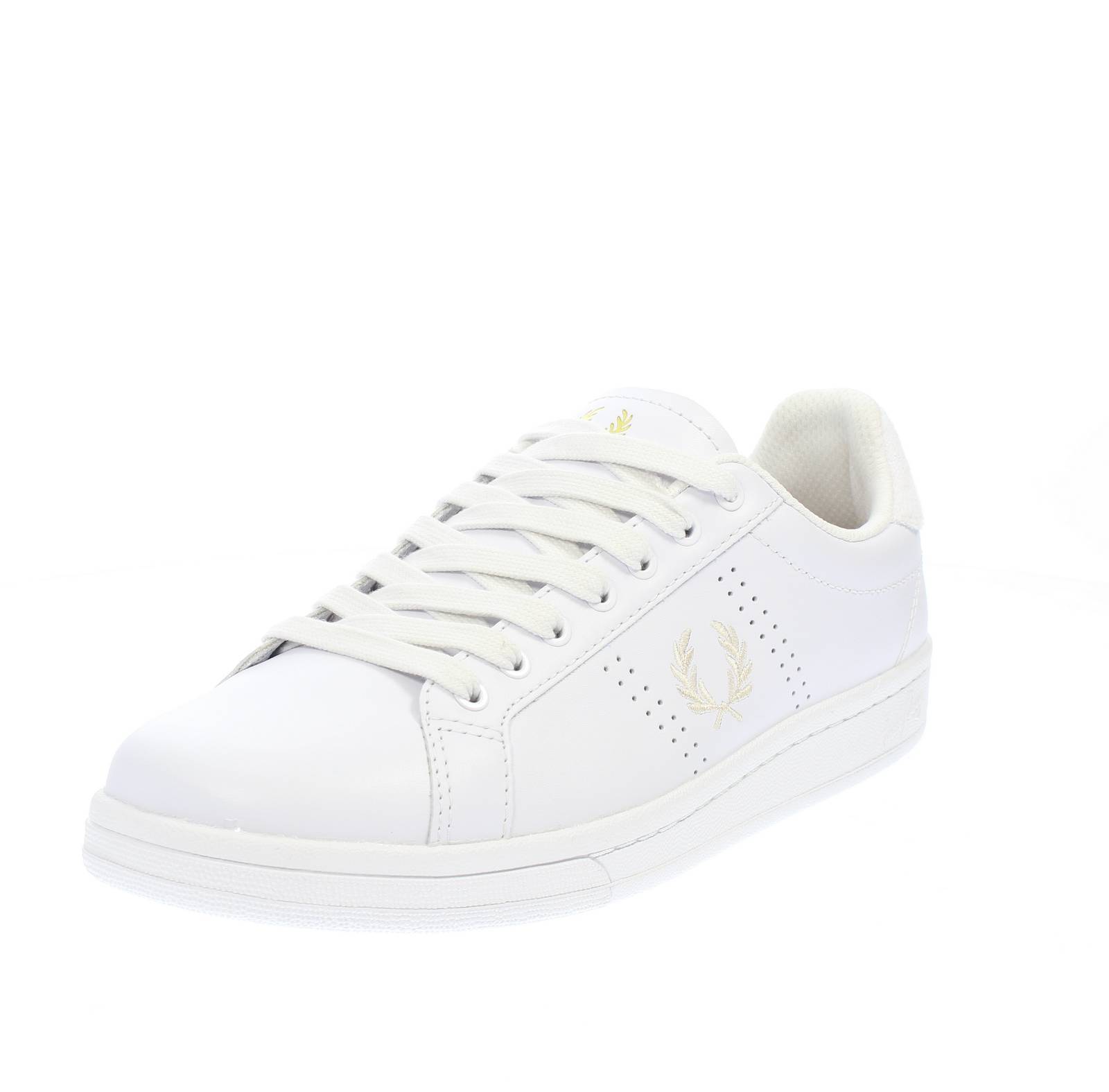 Кроссовки Fred Perry Basse в Pelle Bianco - Taglia 42 [8, 27 см] Scarpe Uomo