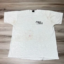 Vintage Allied Signal Chesterfield Plant Shirt Mens XL Screen Stars Best 90s