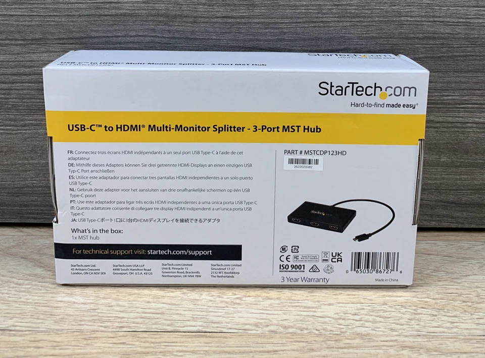 ✅NUEVO ADPT STARTECH .COM MSTCDP123HD 📦 Foto 4 de 4