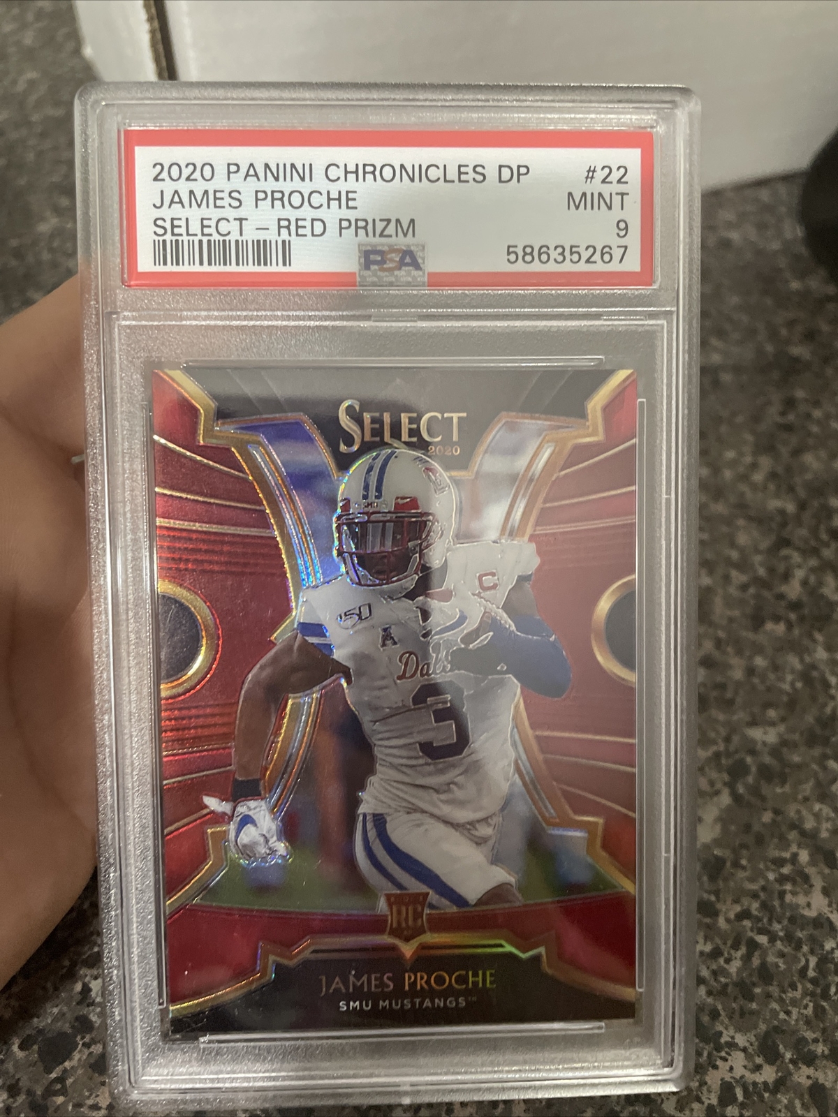 James Proche Panini Chronicles Draft Picks Select #22 Red Prizm