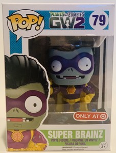 Funko Pop Plants Vs Zombies GW 2 Super Brainz Target Exclusive /w Protector | eBay