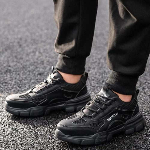 Men's Steel Toe Work Boots Indestructible Safety Shoes Breathable Hiking Sneaker - Picture 15 of 30