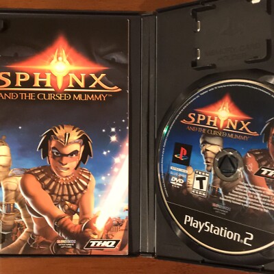 Sphinx and the Cursed Mummy (Sony PlayStation 2, 2003) PS2 Sphinx and the Cursed Mummy (Sony PlayStation 2, 2003) PS2