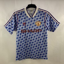 Manchester United Away Football Shirt 1990/92 Adults Small Adidas G699