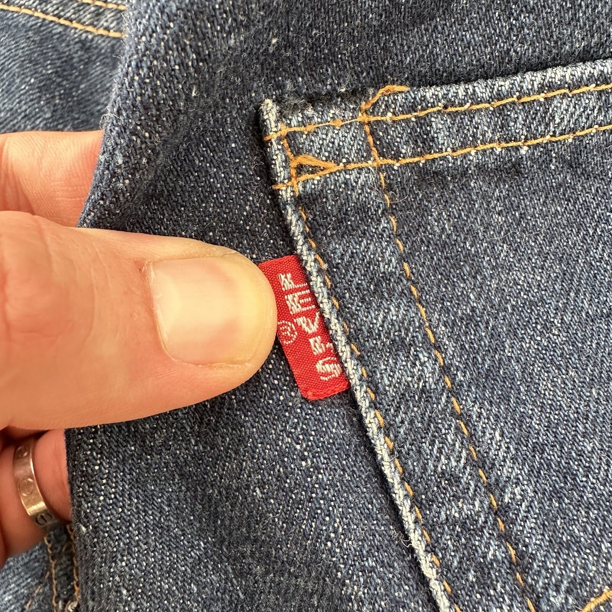60s LEVI'S USA 501 BIG E 後期 Denim Pant LEVIS 501 Z XX Jeans Big E-Denim Redline Selvedge-60s Zipper