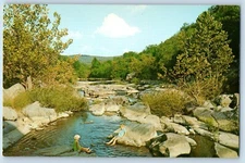 c1960 Ironton Missouri MO Postcard Scenic Shut-Ins Stouts Creek Lake Killarney