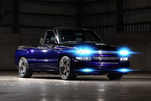 For Chevy Silverado 1500 2500 HD 1999-2002 6X 8000K LED Headlights Fog Lights GL - Picture 12 of 12
