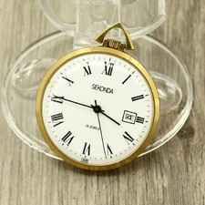Sekonda raketa 2614.H USSR Soviet gold plated AU open face pocket watch date G