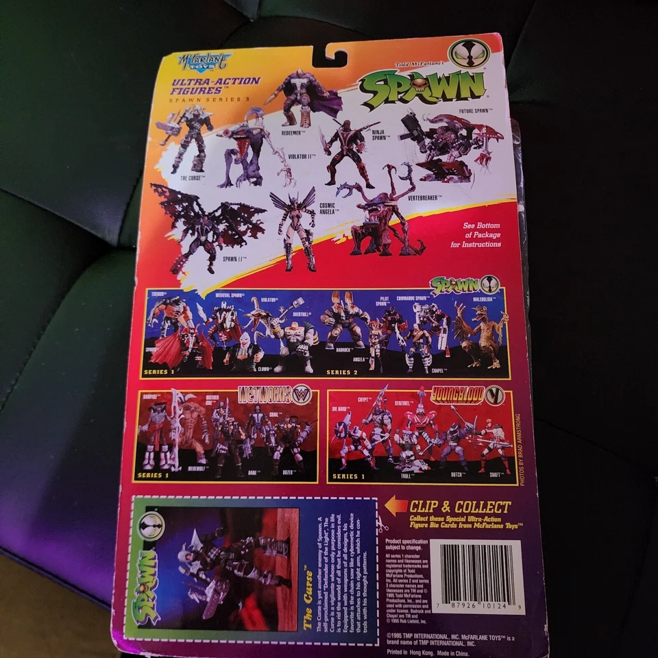 Figura de Acción McFarlane Toys Spawn Serie 3 The Curse 6" Ultra 1995 Nueva De Colección Foto 2 de 2