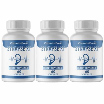 Synapse XT Tinnitus Relief - 3 Bottles 180 Capsules
