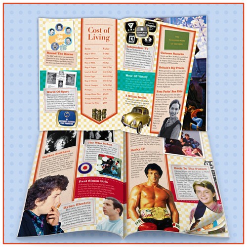 1965 Deluxe 24 Page Booklet Birthday Card + Music Downloads and Retro CD 60th - Picture 3 of 5