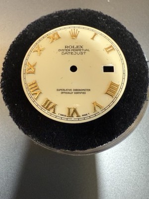 Rolex Datejust dial , Roman numerals    Biege 28mm