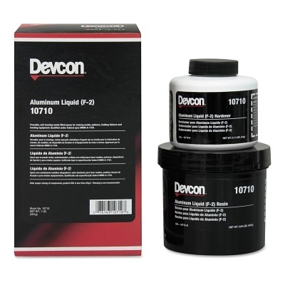 Aluminum Liquid (F-2), 1 lb, Kit, Aluminum Devcon 10710 781431071088 Aluminum