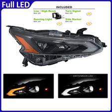 For 2022 2023 2024 2025 Nissan Altima S SV  Black Right Side Full LED Headlight