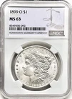 1899-O  US Morgan Silver Dollar - NGC MS 63