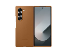 Official Samsung Galaxy Z Fold6 Kindsuit Case  Tan  New