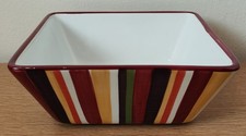 SIMPLE ADDITIONS BY THE PAMPERED CHEF STRIPED BOWL - USED CONDITION