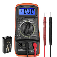 Multimetro Digitale, Amperometro Voltmetro Ohmmetro Professionale, 2000Conti Tes
