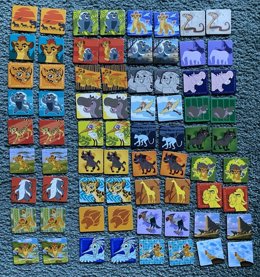 Disney Lion Guard Matching Game by Wonder Forge - 2016 Ed - Complete - EUC - Image 3 of 4