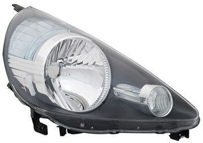 Scheinwerfer rechts für Honda Jazz 2 GD 2005-2008 H4 Schwarz Halogen LWR