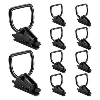 10 Stück E-Track D--Zurranker, Geschlossenes E-Track-Zubehör für Anhänger, 7327